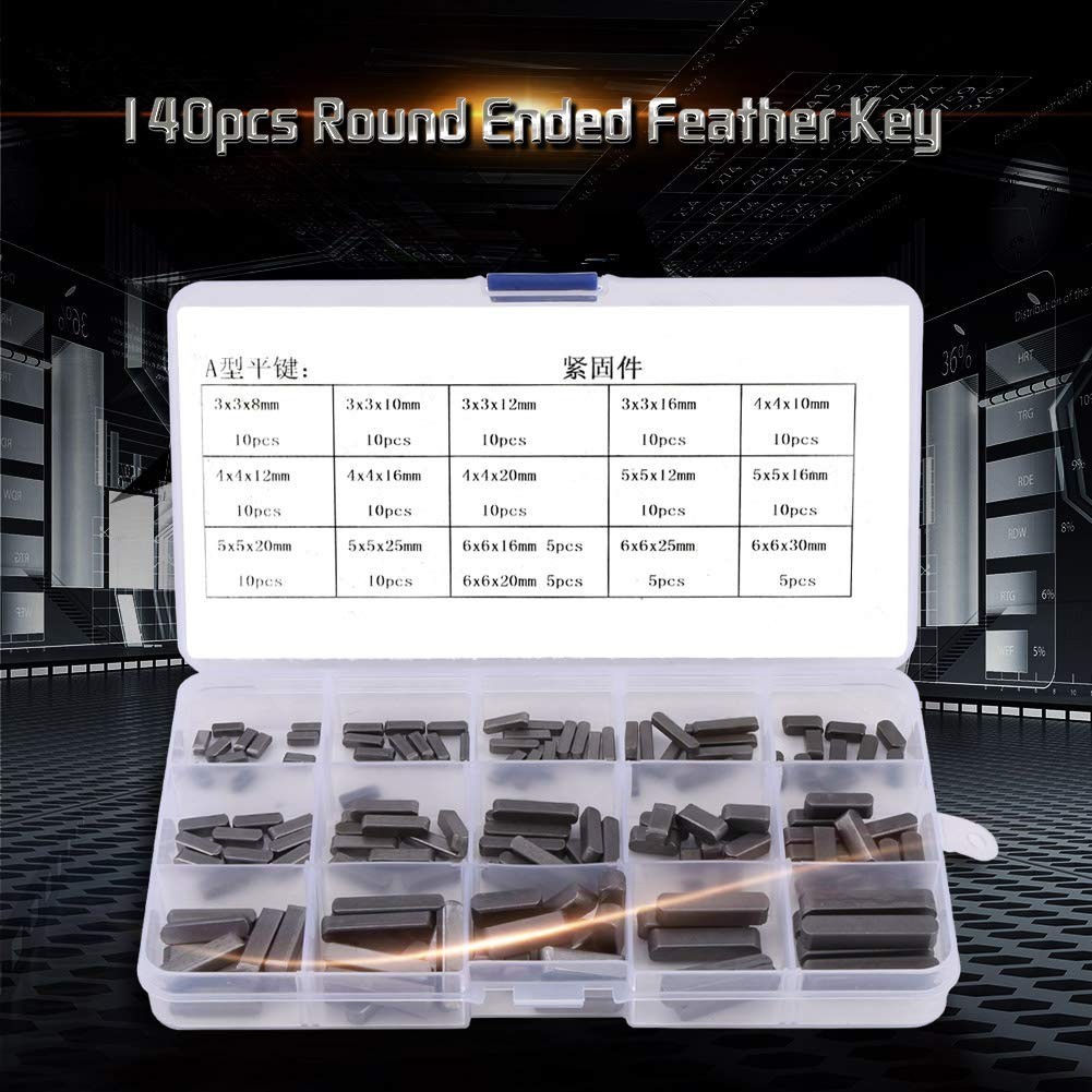 Parallel Square Stock Key, Shaft Feather Key, Key Stock Assortment, Parallel Dri