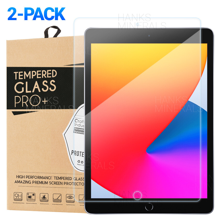2-Pack Tempered Glass Screen Protector For iPad 10.2" 2021 2020 2019 9th 8th 7th