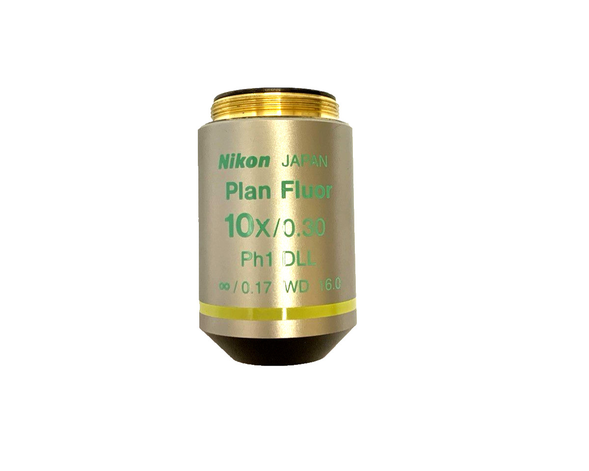 Nikon Ph1 DLL Objective PLAN FLUOR 10x/0.30  ∞/0.17  WD 16.0