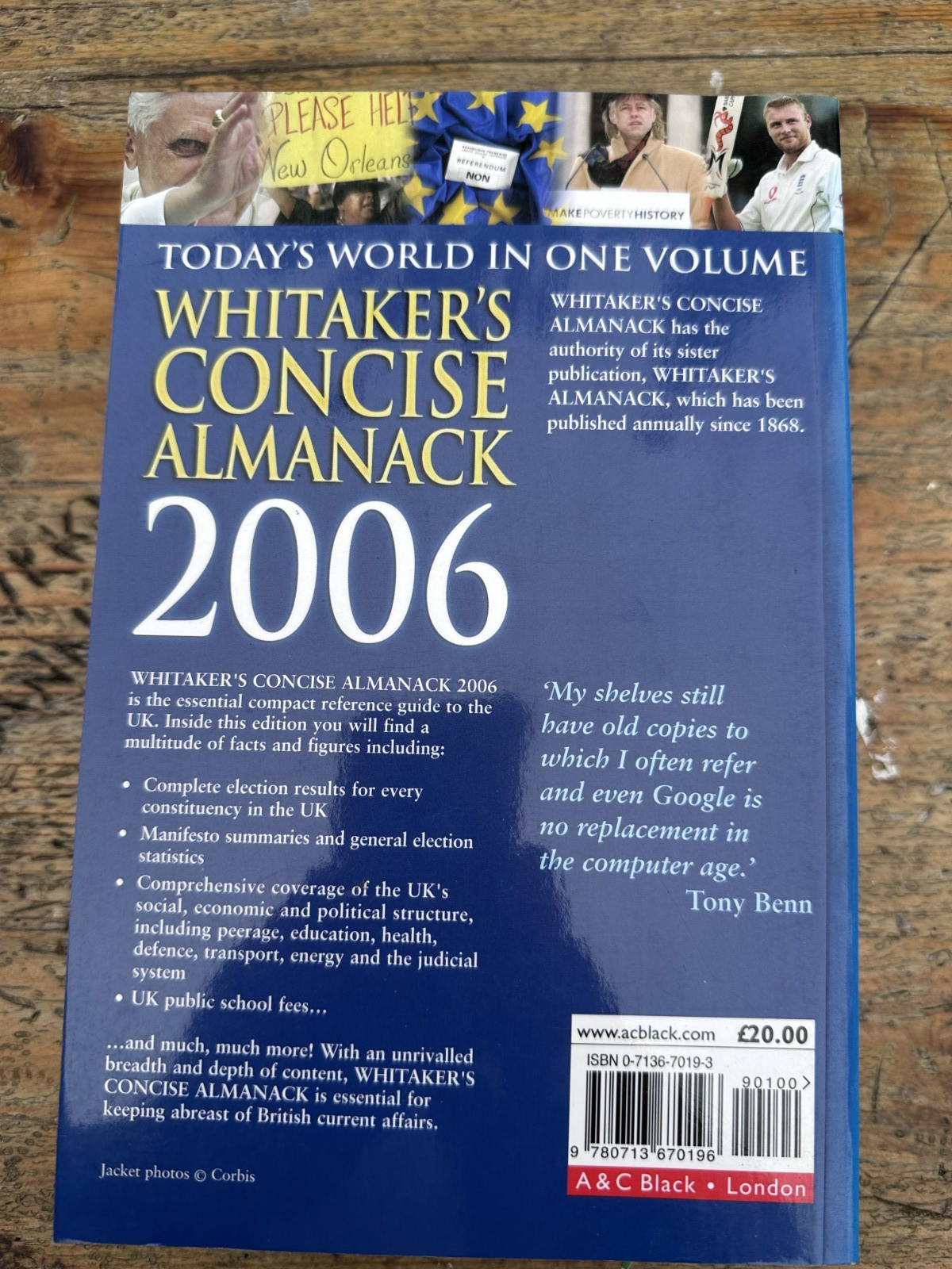 Whitaker's Almanack 2006 - Paperback