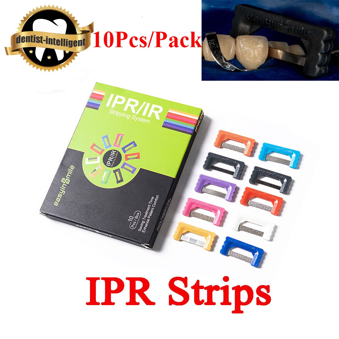 10Pc Dental Interproximal Strip Orthodontic Quick Reduction Strip Fit Invisalign