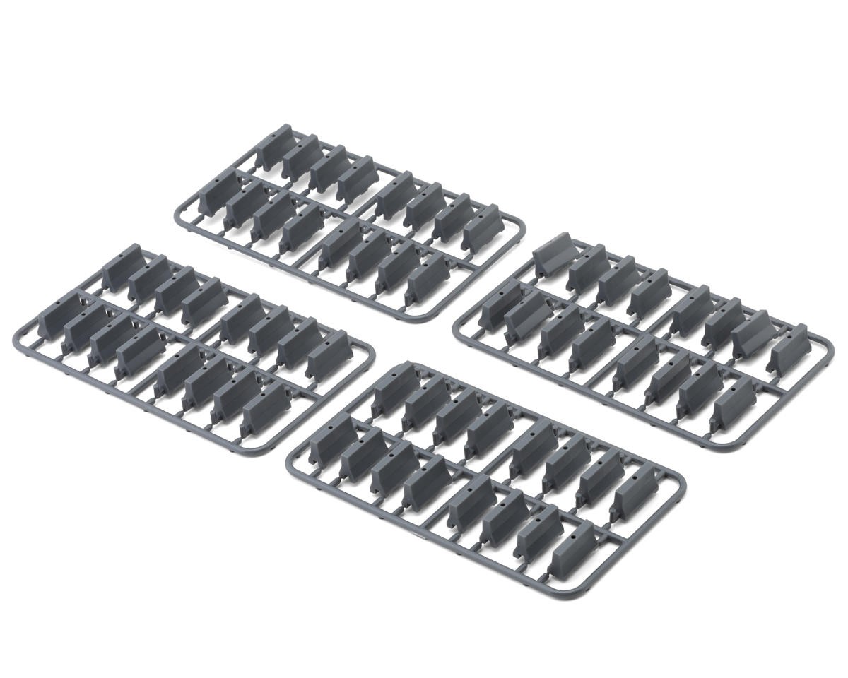 HPI Nano-TTR Jersey Barrier Set (Grey) [HPI161410]