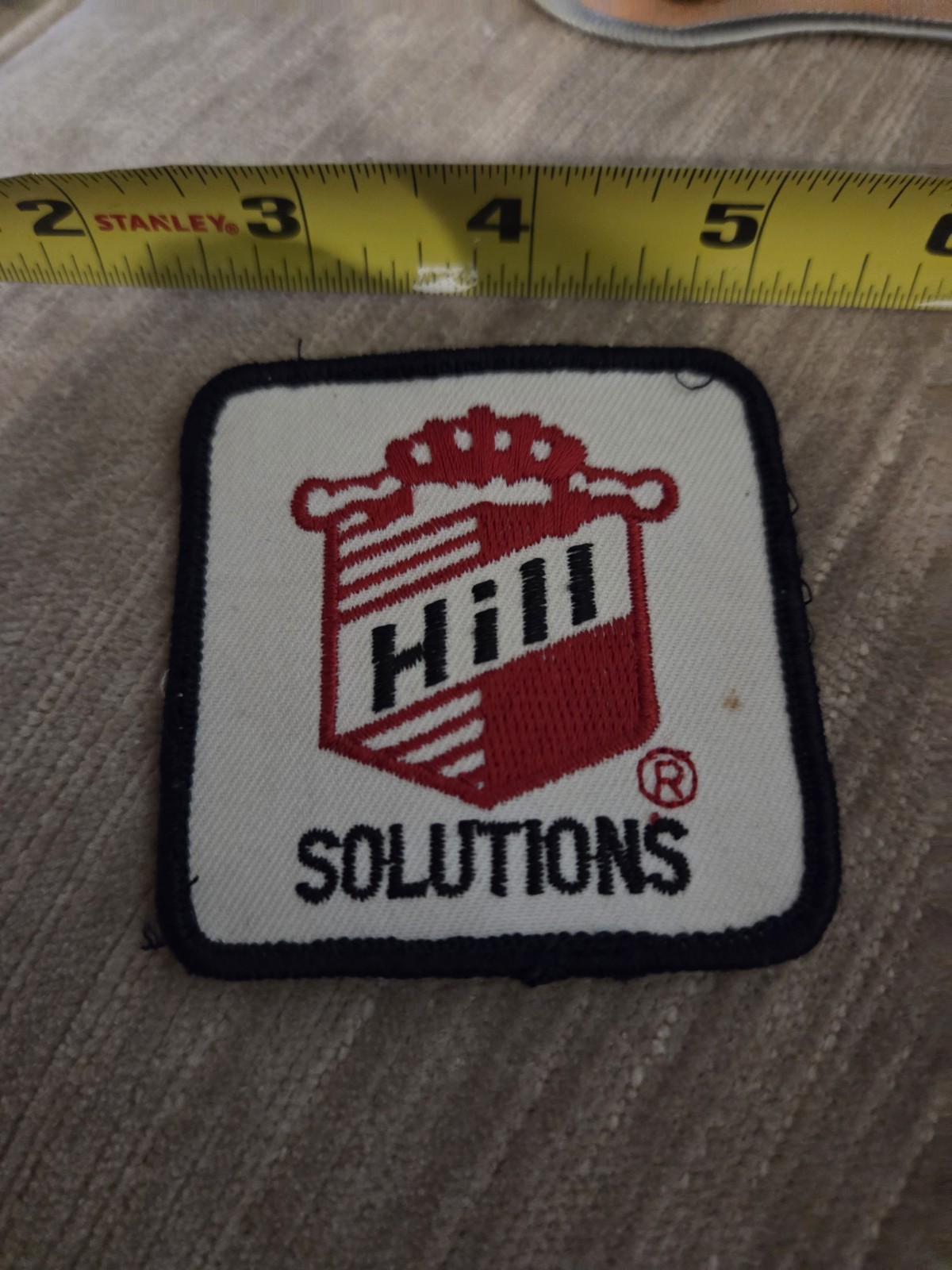 Vintage Hill Solutions  Chemicals Embroidered Sew on Patch