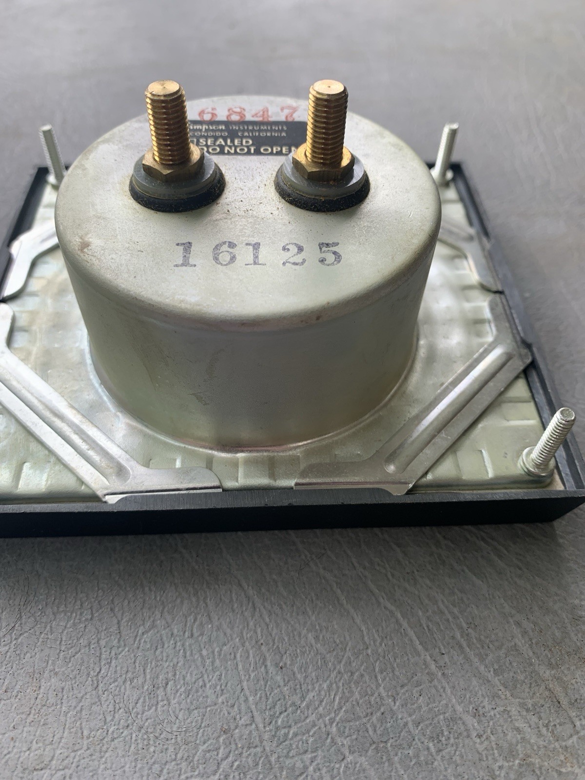 SIMPSON 16125, DC 0-500 VOLTS, DC Voltage Meter