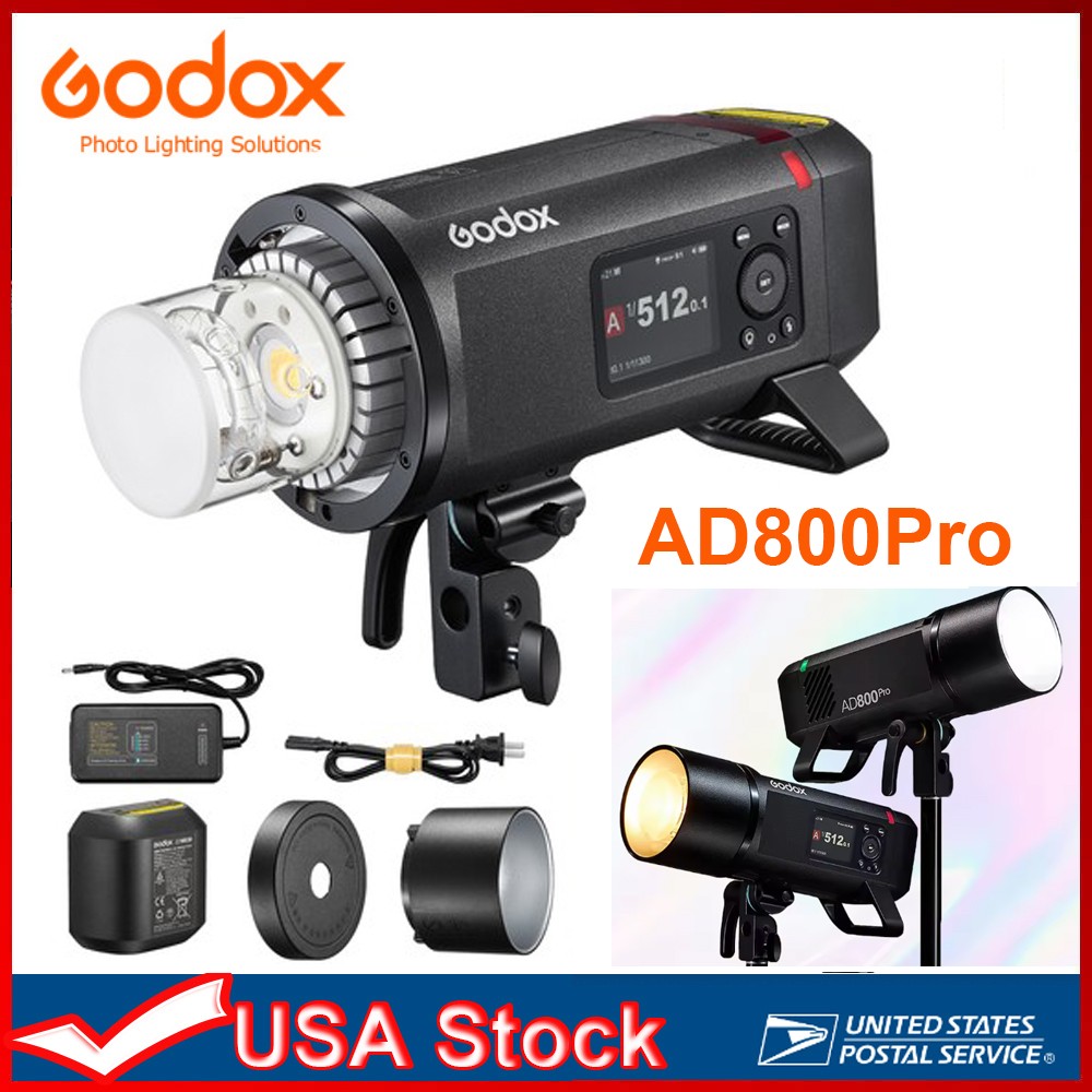 Godox AD800Pro 800Ws Outdoor Flash HSS 2.4G Wireless 40W Bi-Color Modeling light