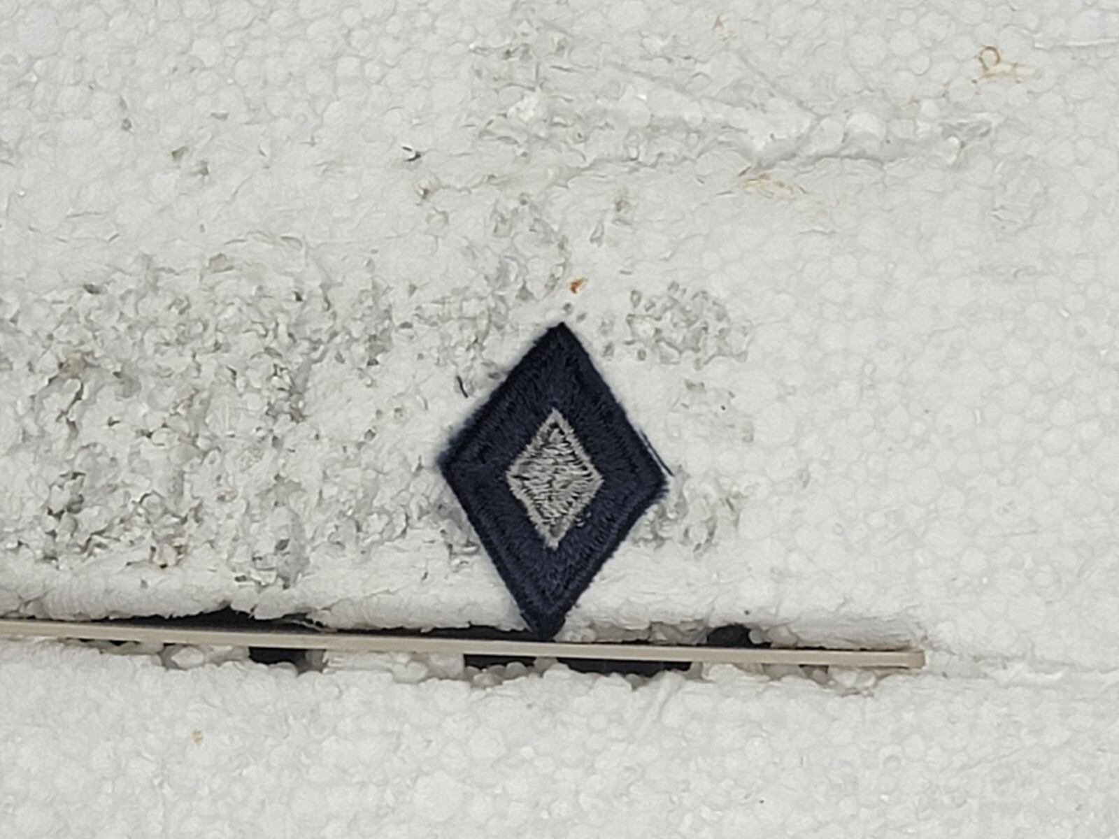 Original US Air Force Diamond Patch Cut Edge Small 1978