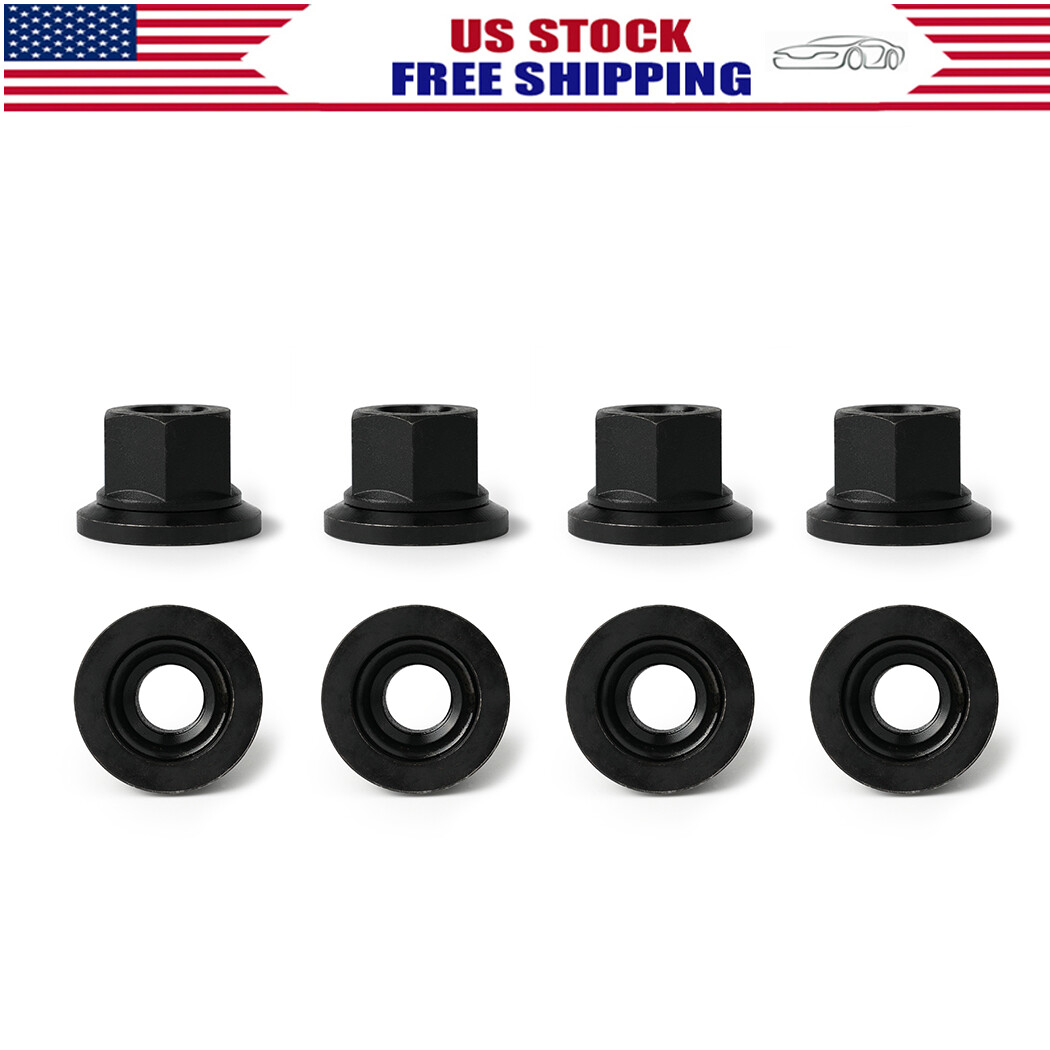 8X 5/8"-18 Swivel Flange Trailer Lug Nut 7K, 8K, 10K, 12K Axles