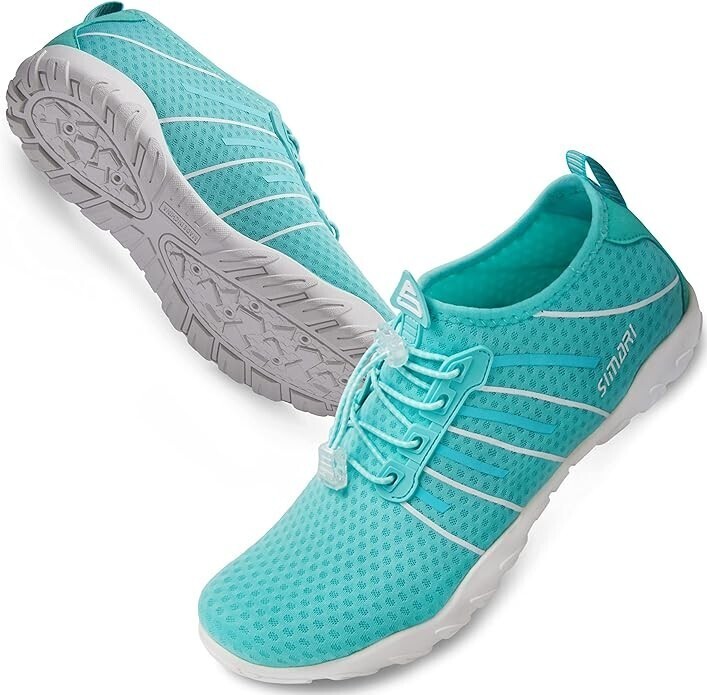 SIMARI Water Shoes Women's Size 7 Aqua Quick Dry Barefoot Swim Beach Pool Shoes