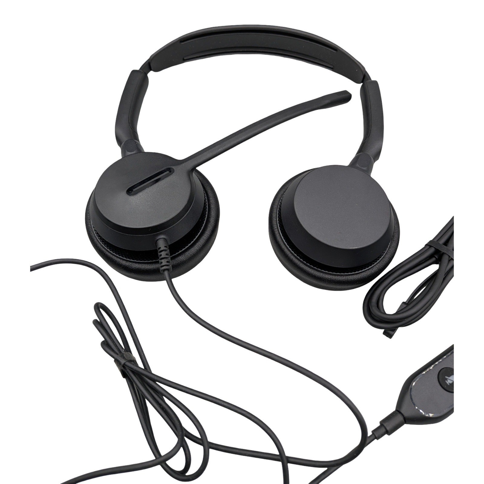 Yealink UH34 Dual Wired USB Headset Black Noise Canceling Mic In-Line Controls