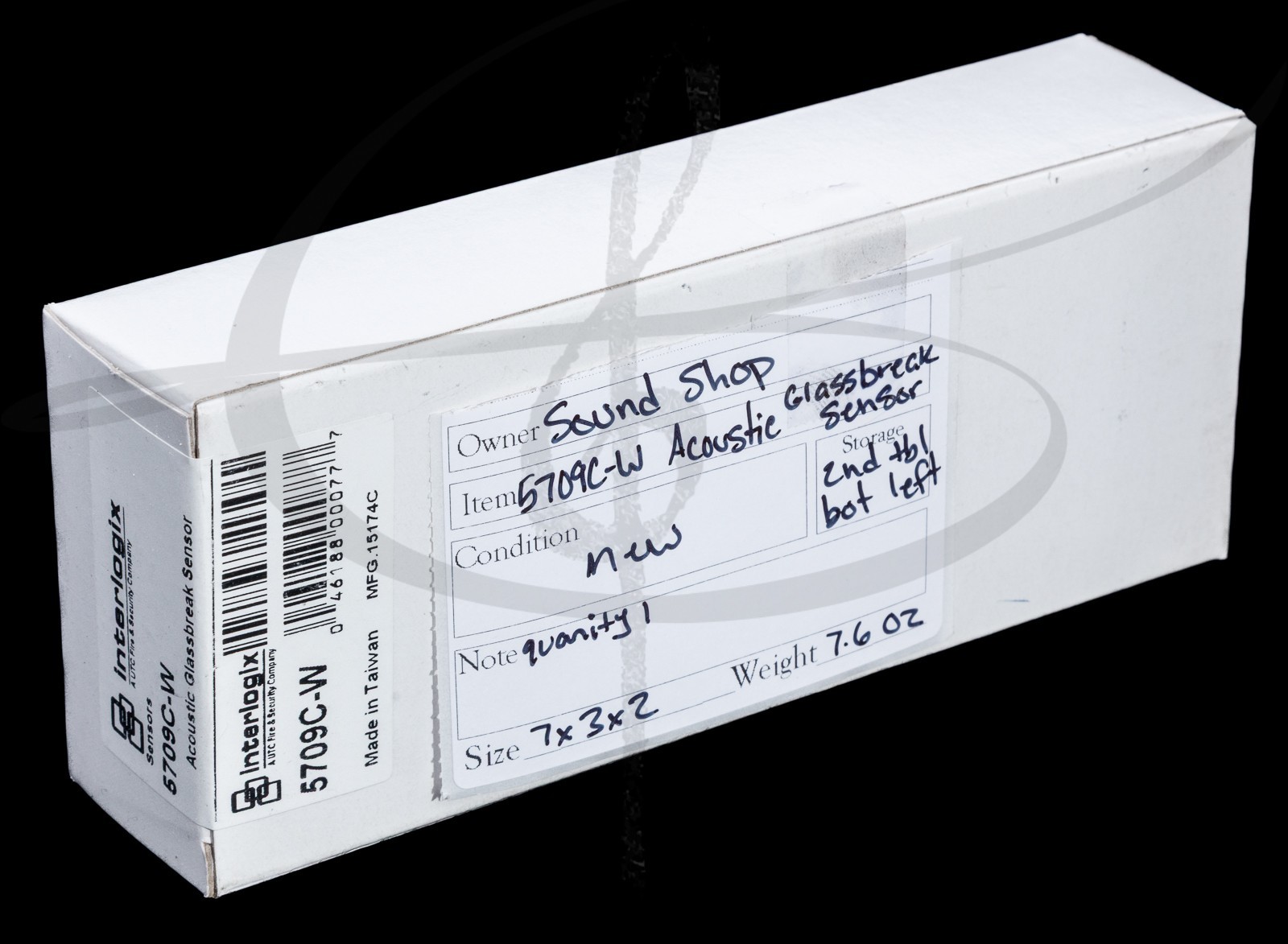 NEW Interlogix Acoustic Glass Break Sensor 5709C-W