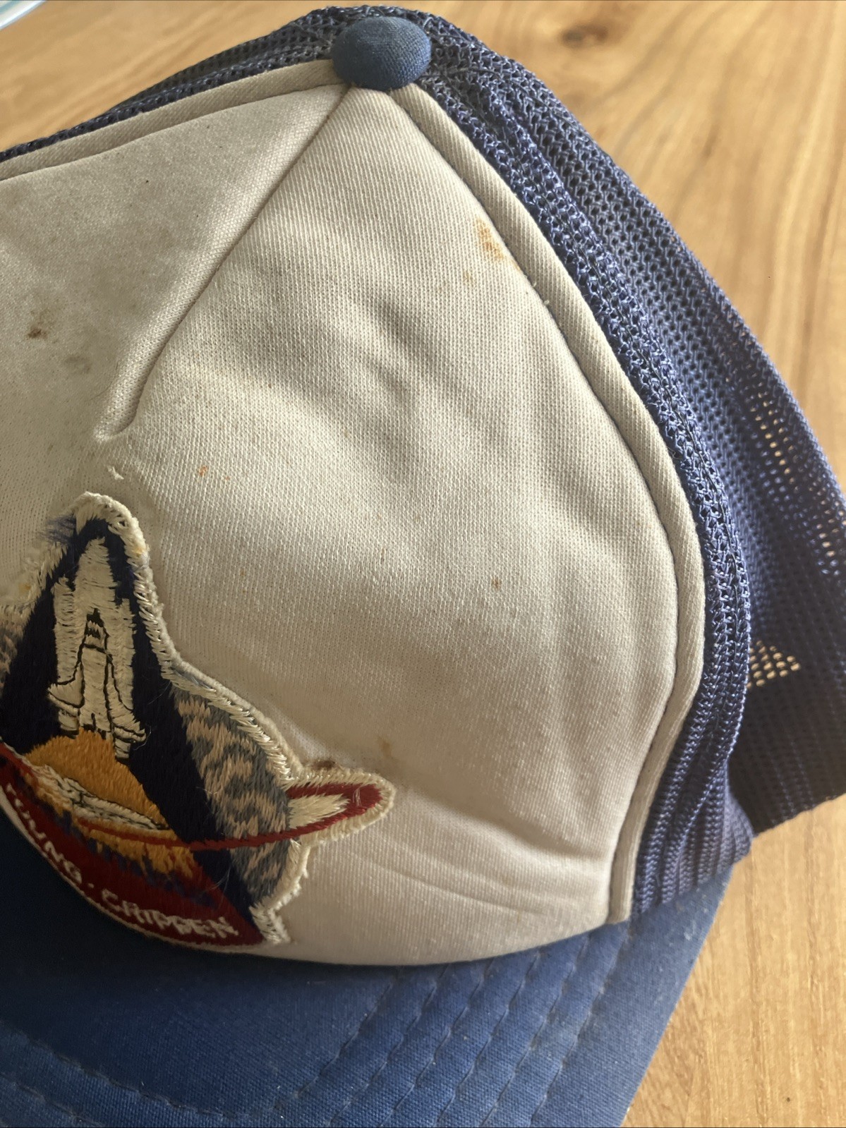VINTAGE SPACE SHUTTLE COLUMBIA YOUNG CRIPPEN MESH HAT SnapBack