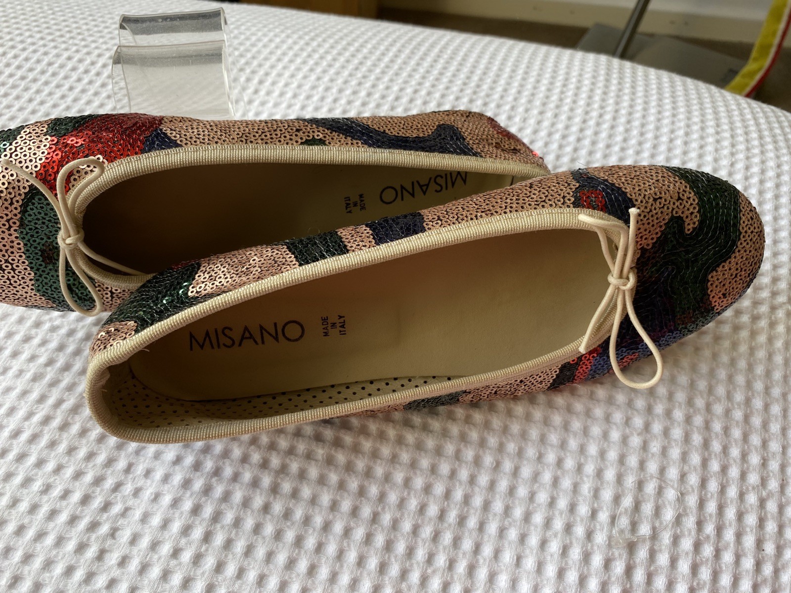 Misano Fab Sequinned Pumps.Preloved. Size 37.size 37