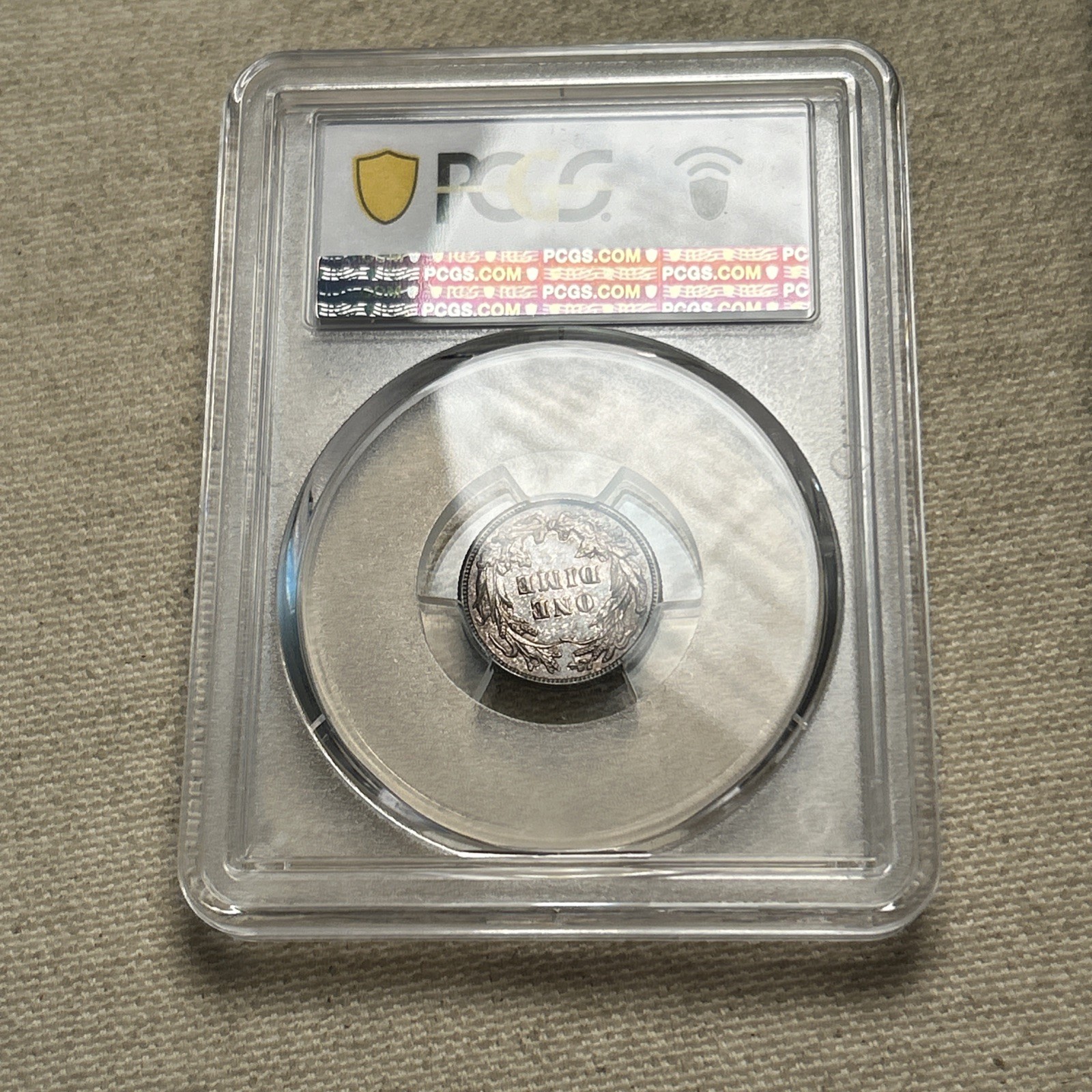 1903 P BARBER DIME 10C AU53 PCGS