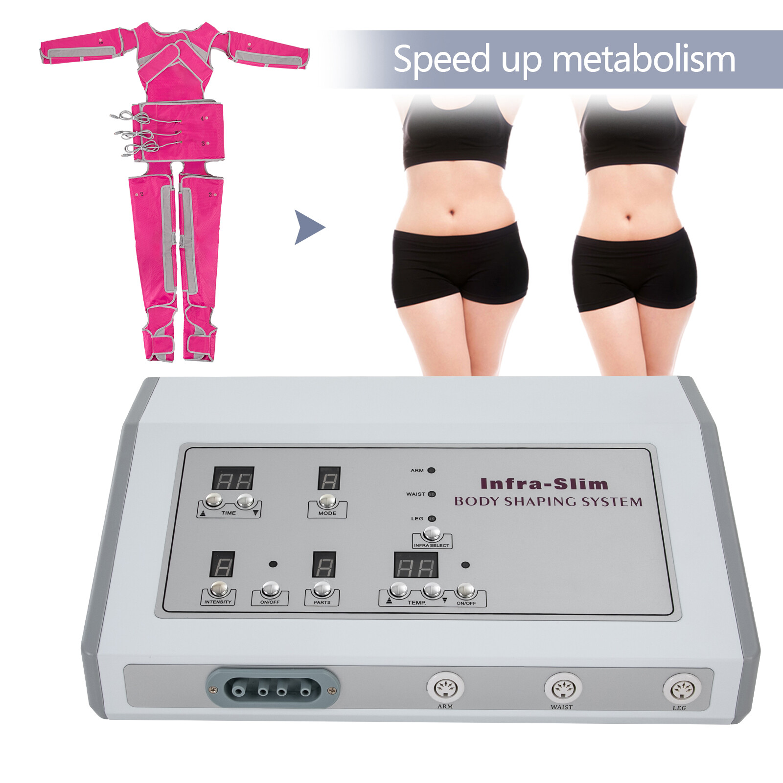 Air Pressure Pressotherapy Far Infrared Lymphatic Spa Suit Machine Fat Removal