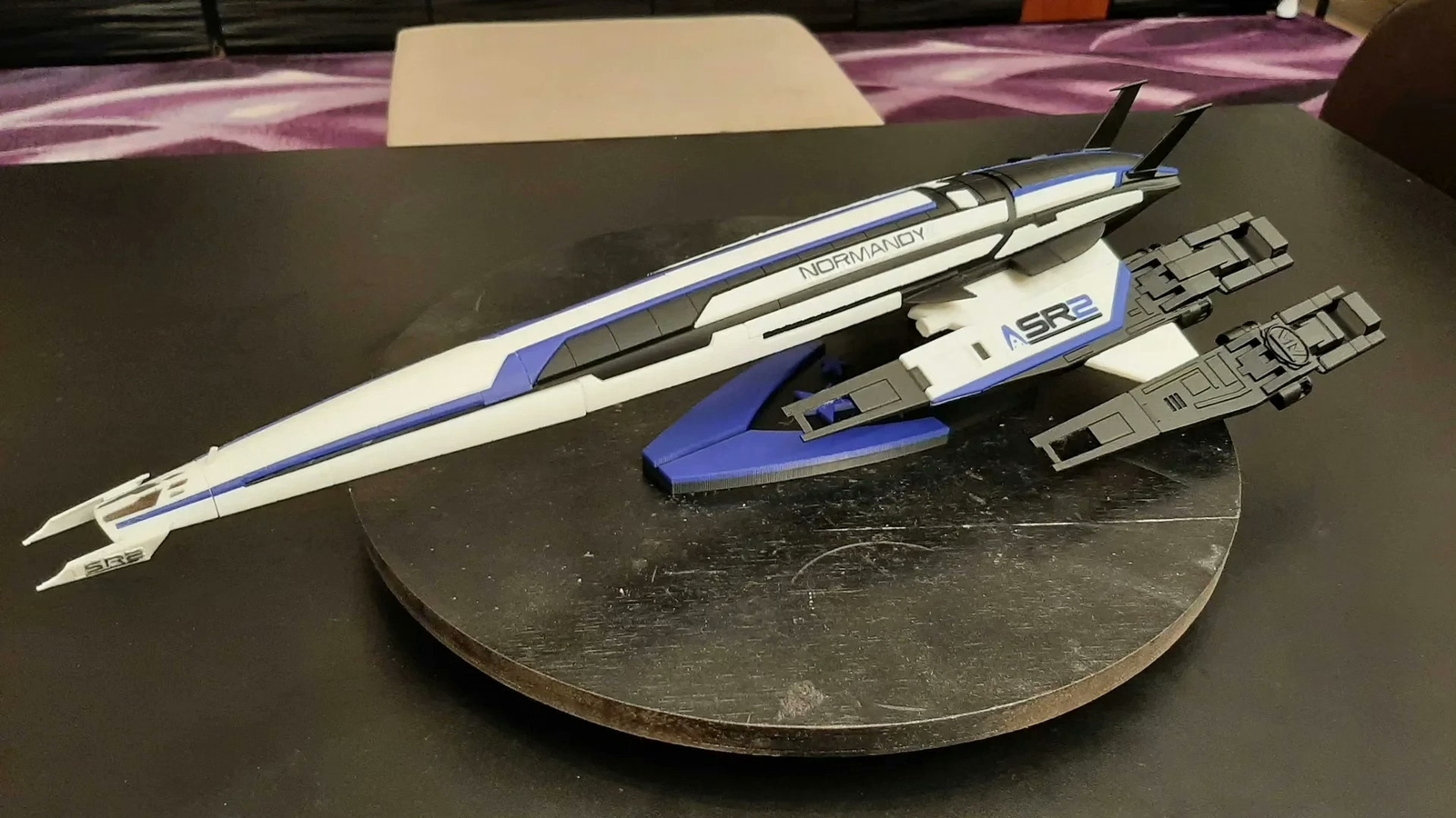 NEW MASS EFFECT SSV Normandy SR2 Spaceship Painted 3D Print Assembly Model