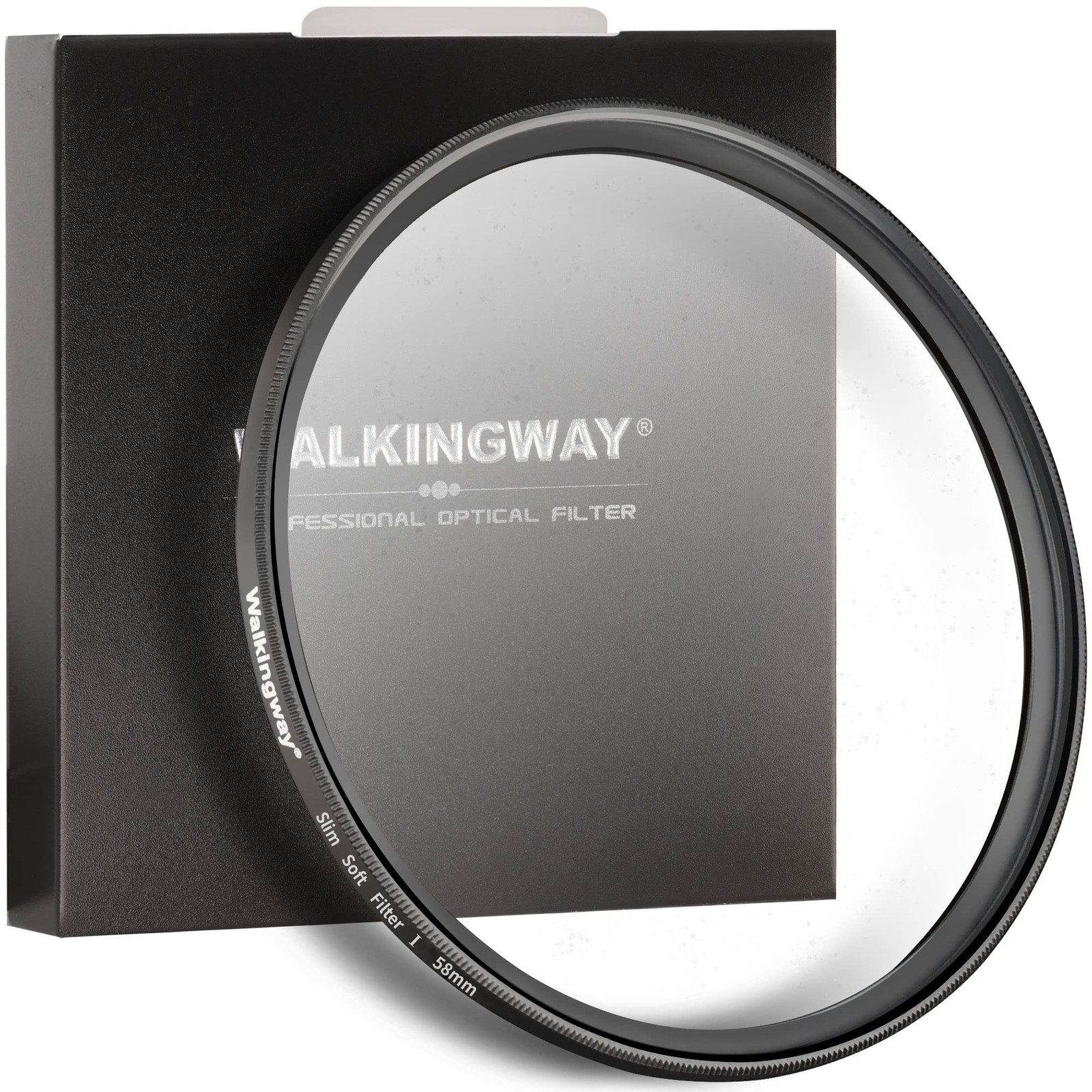 58MM White Pro Mist Diffusion Filter Soft Focus Dreamy Fog Effect Circular Lens