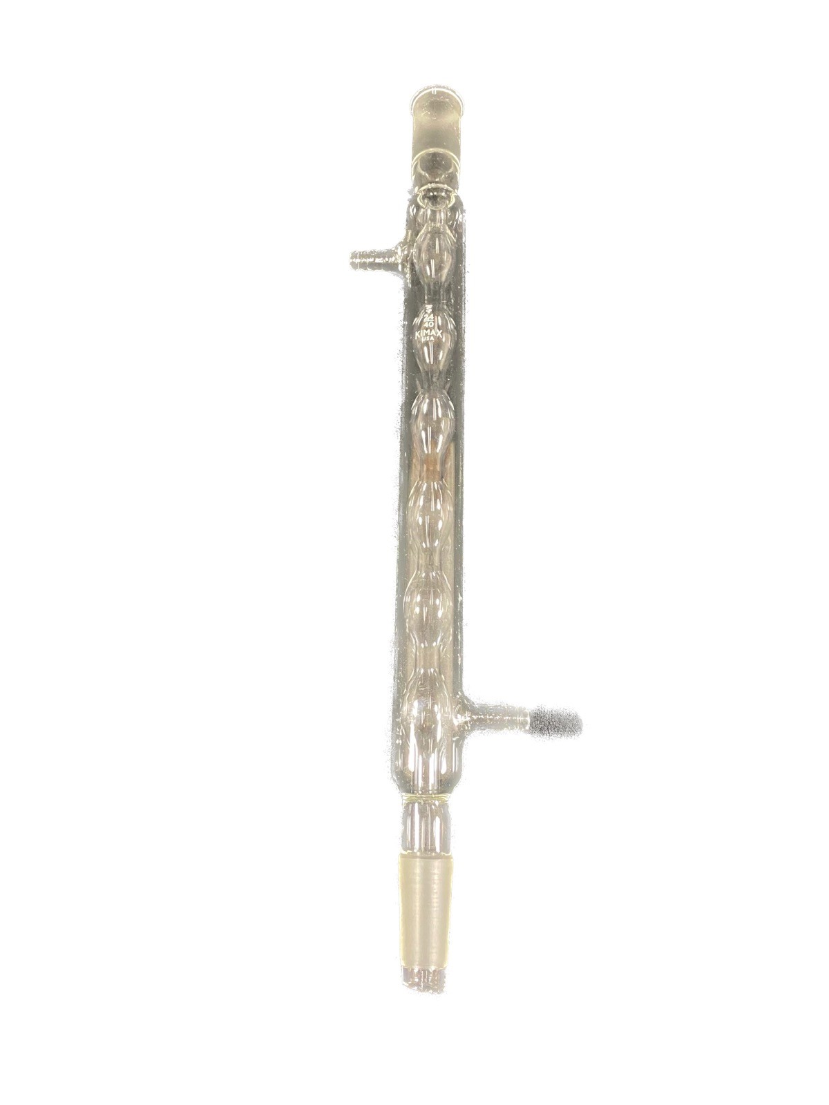 KIMAX Glass 24/40 6-Bulb Allihn Condenser 300mm Jacket 470mm OAL 431000-2430