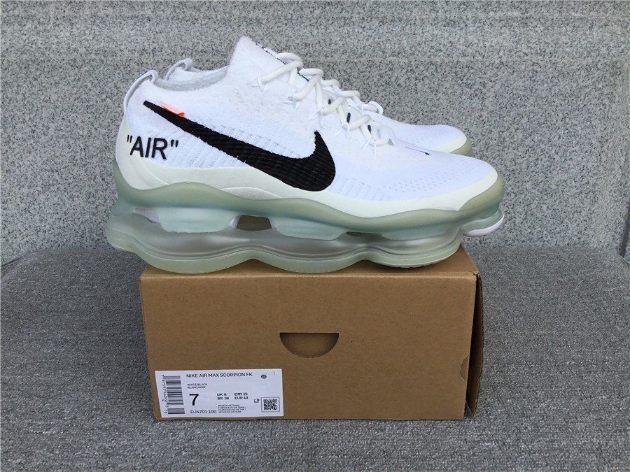 Nike Air Max Scorpion Men White Sneakers-DJ4701-100
