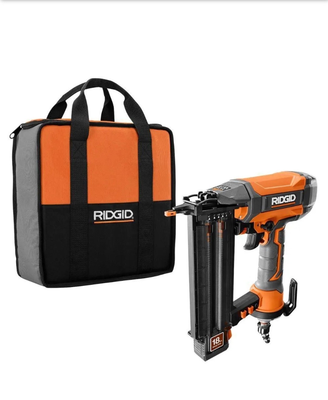 Ridgid R213BNF 18-Gauge 2-1/8" Brad Nailer with Clean Drive OPEN BOX New