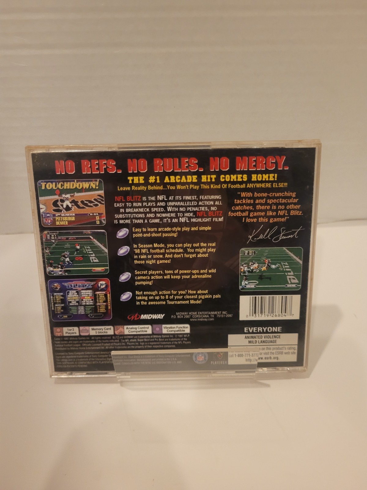 Nfl Blitz For The PlayStation One Black Label Complete