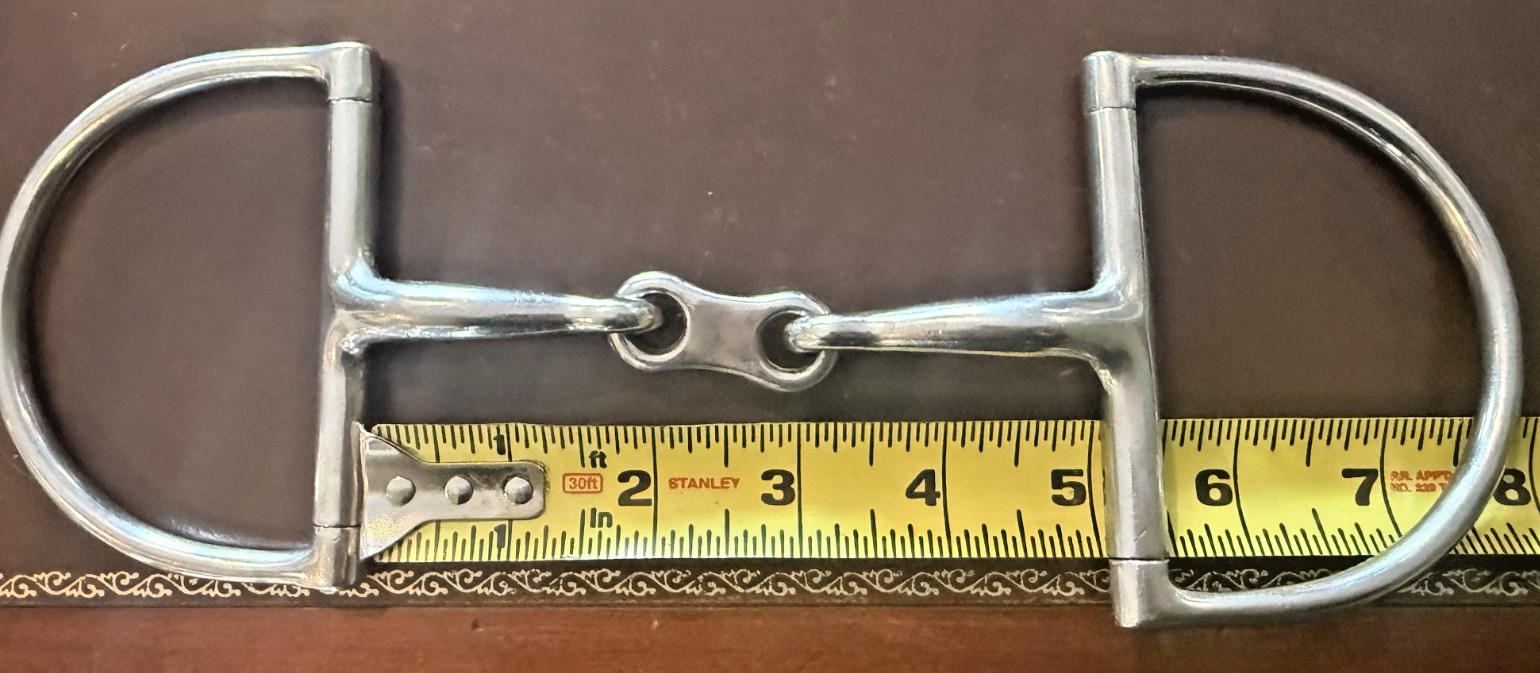 Stainless Steel 5" Dee French Link Snaffle - Free Shipping - Returns Accepted