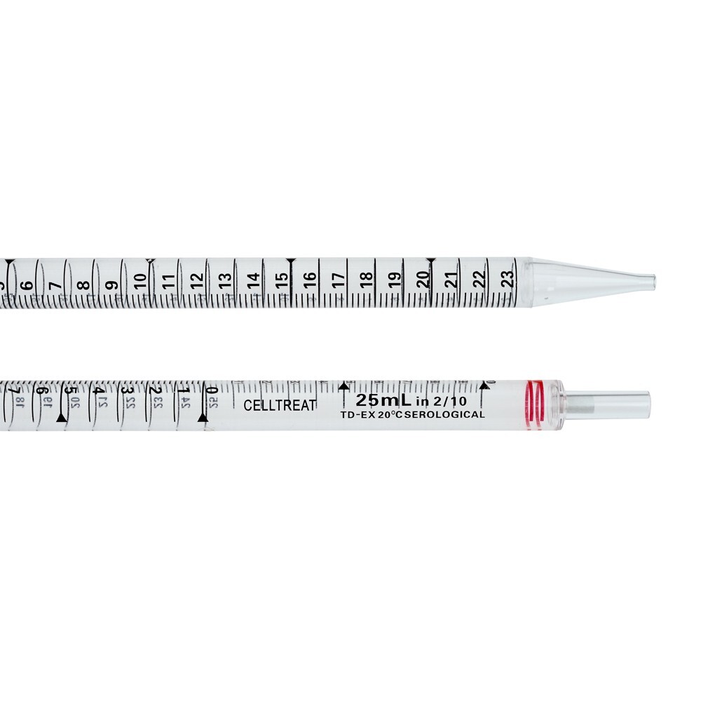 CELLTREAT  Sterile Pipette - 200 Count 25ml #6-000-025E
