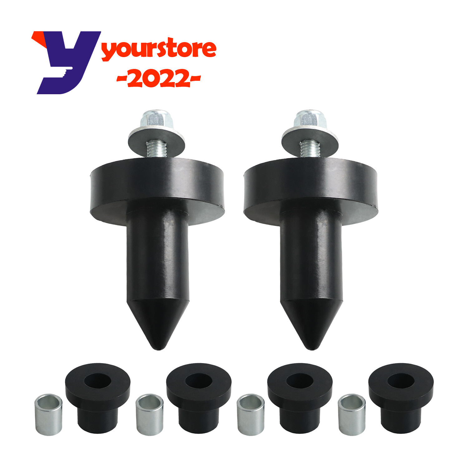 Hood Guide Pin Bushing Kit for Kenworth W900A W900B T600B T660 K179528 K179D450