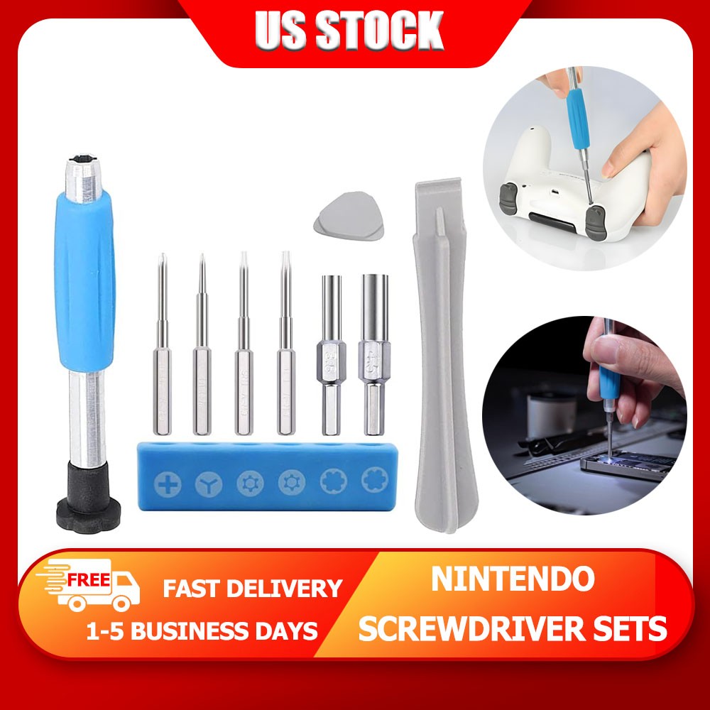 Gamebit Screwdriver Set Triwing Gamebit 3.8mm/4.5mm Batch Head Switch Repair US