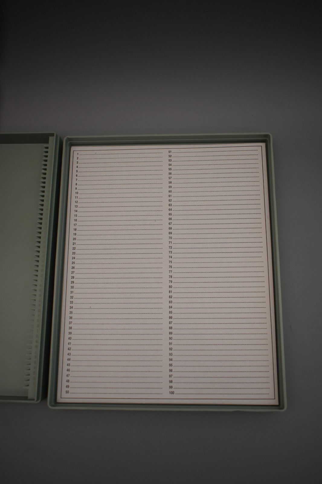 Microscope Slide case box contain 100 Slide