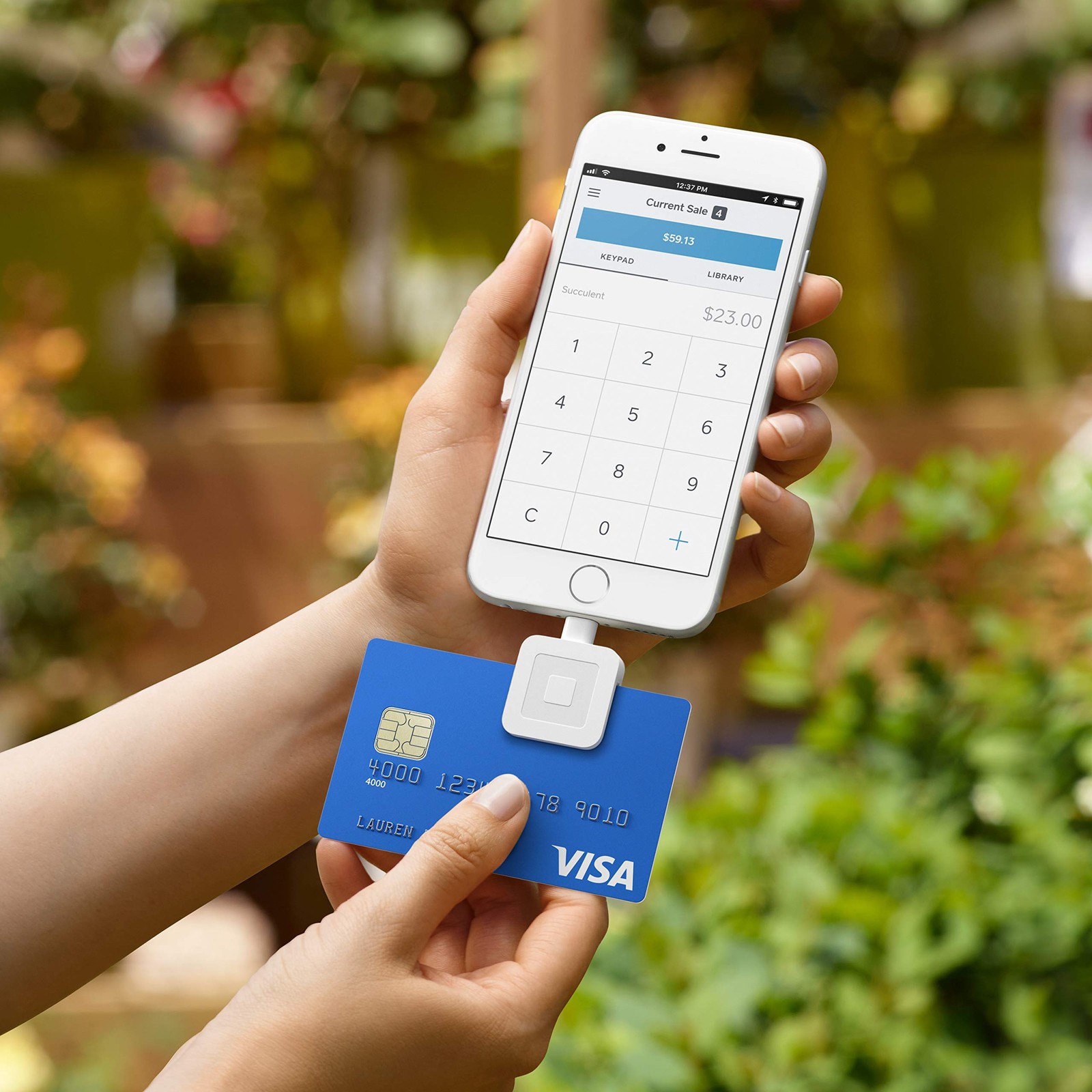Mobile Credit Card Reader Magstripe with Lightning Connector iOS Processing