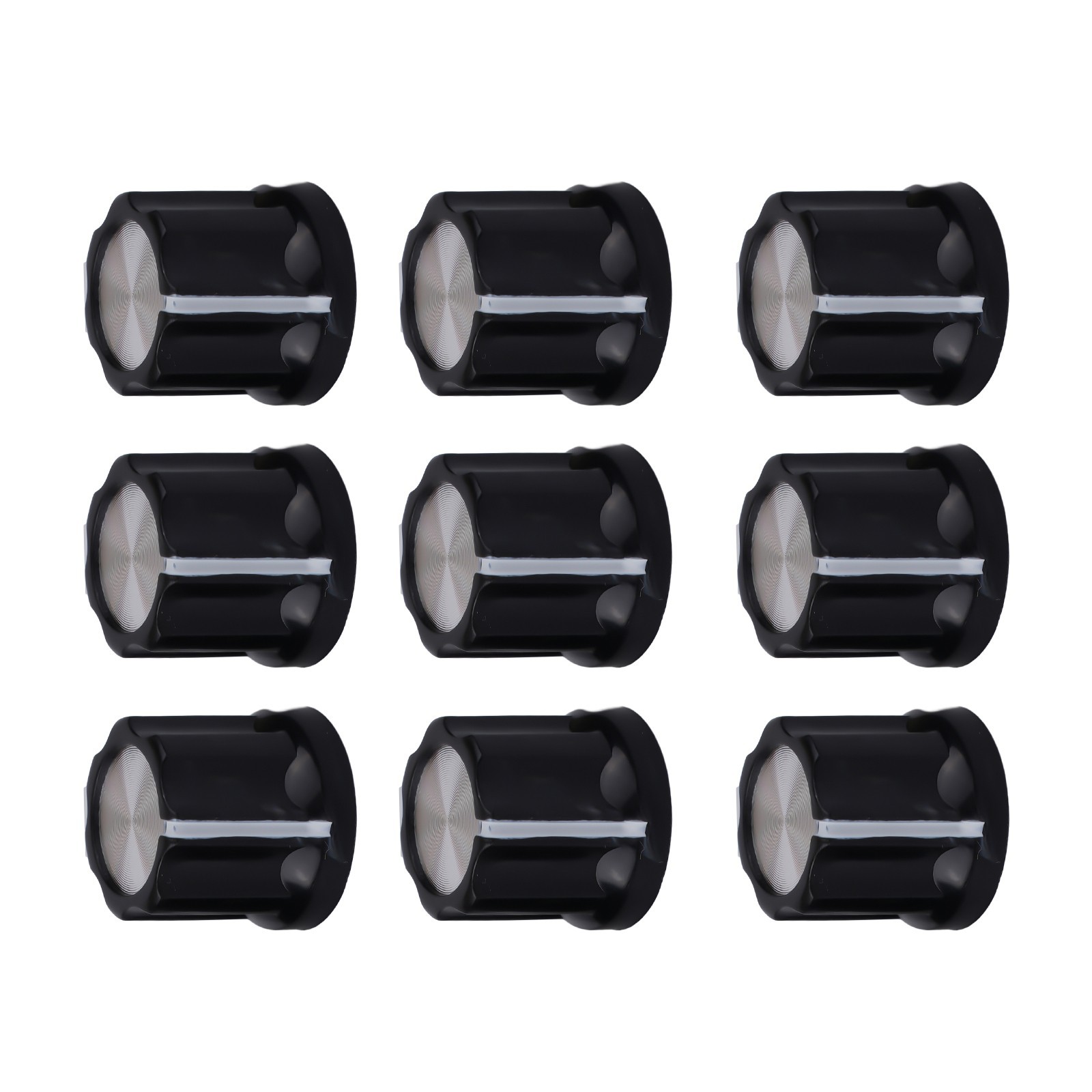 Compact and Easy to Use 10pcs D Type Volume Control Potentiometer Knobs
