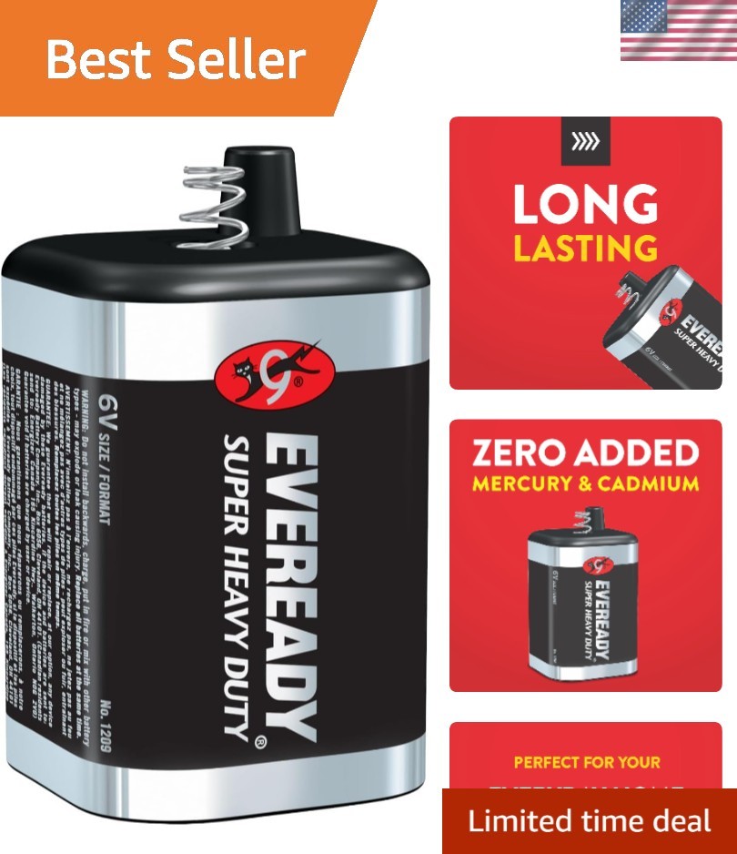 Powerful 6V Spring Lantern Battery - Eco-Friendly & Long-Lasting Energy