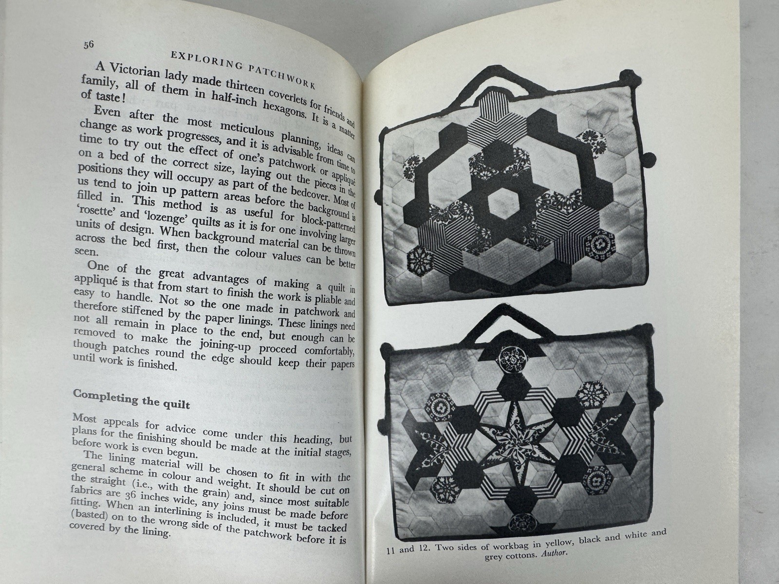 Exploring Patchwork Marston HC DJ 1st Edition 1972 Shapes Techniques Quilting +