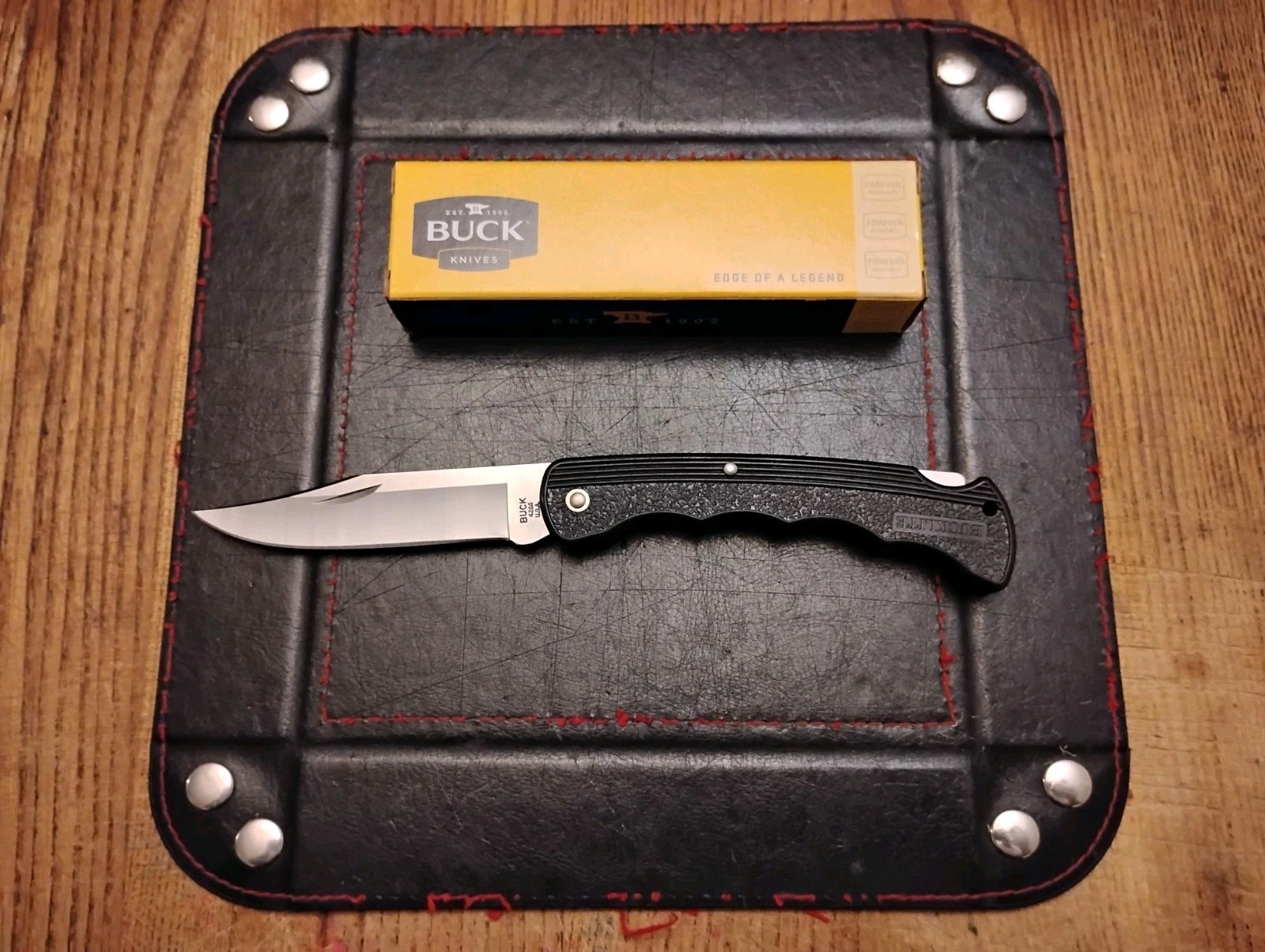 Buck Knives Bucklite III Knife 3.7" 420HC S.S. Blade GRN Handle USA 2.1 O.Z. 426