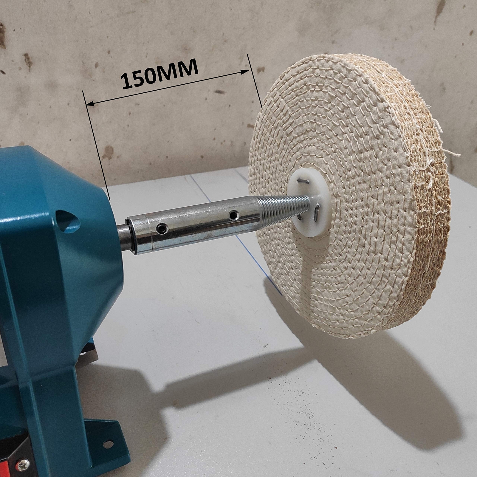 Purui 8 Inch Bench Grinder Polishing Kit For All Metals Kit Includes 3pc 8 Inch
