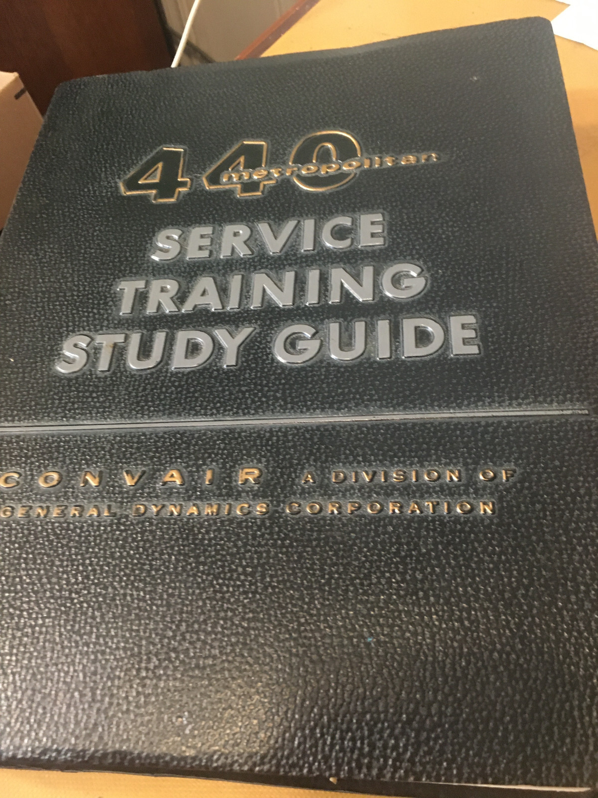 Convair 440 Metropolitan Service Training Study Guide Manual