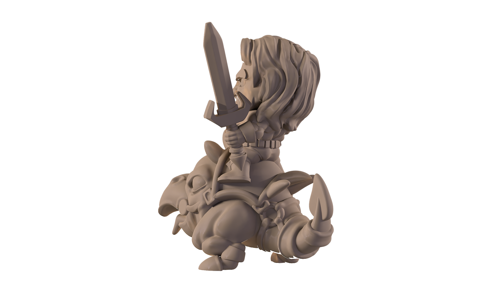 Capsule Chibi - Axe Battler