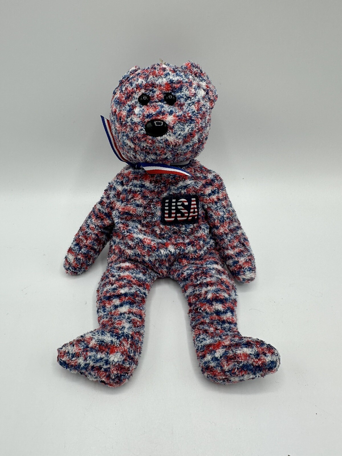 2000 USA the Bear Plush - TY Beanie Babies - USA Exclusive