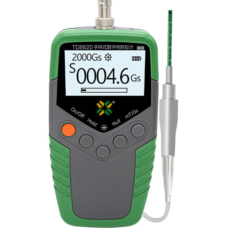 TD8620 Tesla Meter Gauss Meter Magnetic Field Detector with 0-2400mT Range