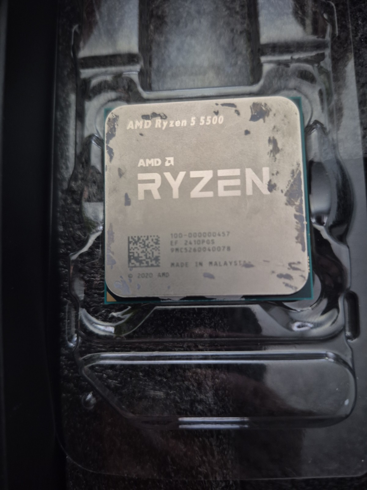 AMD Ryzen 5 5500 6-Core, 12-Threads (100-000000457) AM4 Socket, Great Condition