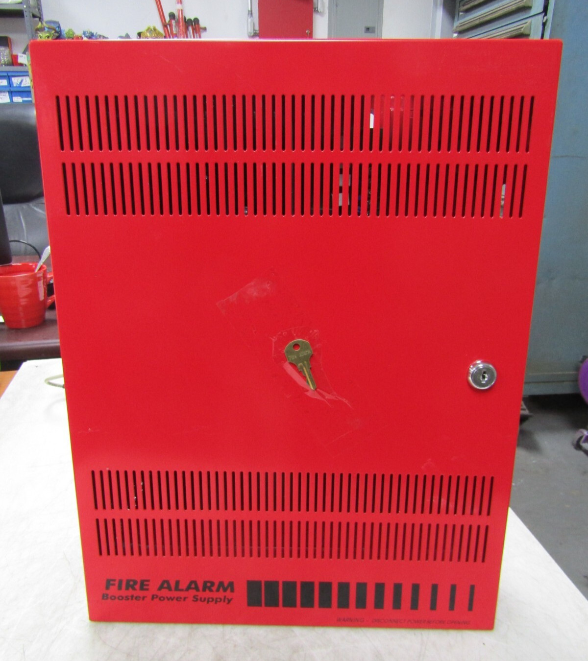 💥EST EDWARDS BPS10A REMOTE BOOSTER POWER SUPPLY FIRE ALARM PANEL