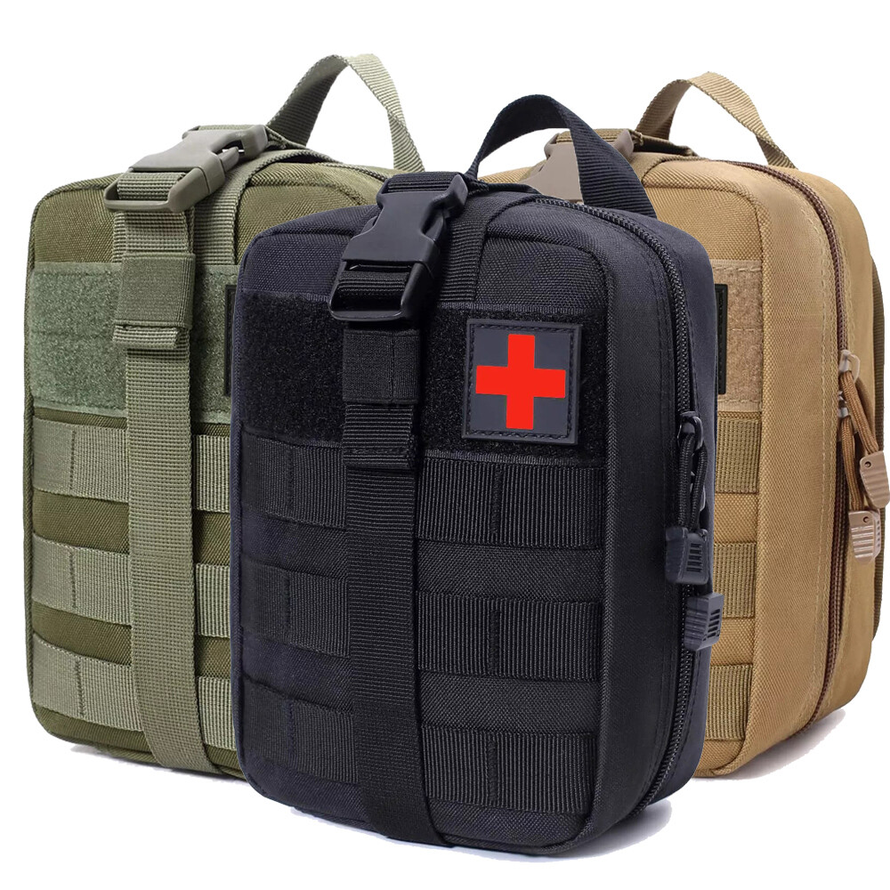 Tactical Molle Medical Pouch Military Rip-away First Aid Kit IFAK EMT Pouch Bag