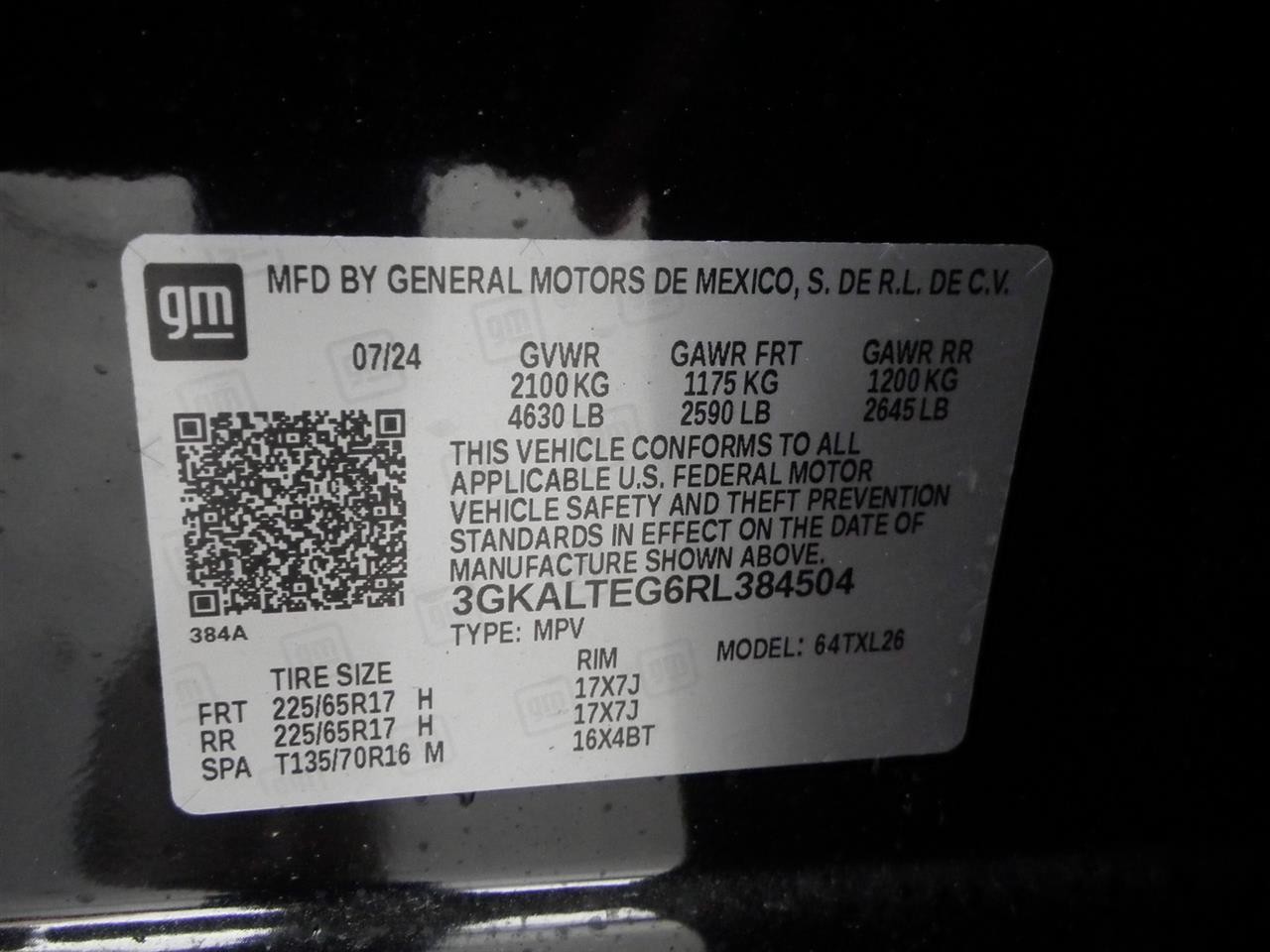 GMC Terrain 2023-2024 Telematics Interface Module 86579859 6291
