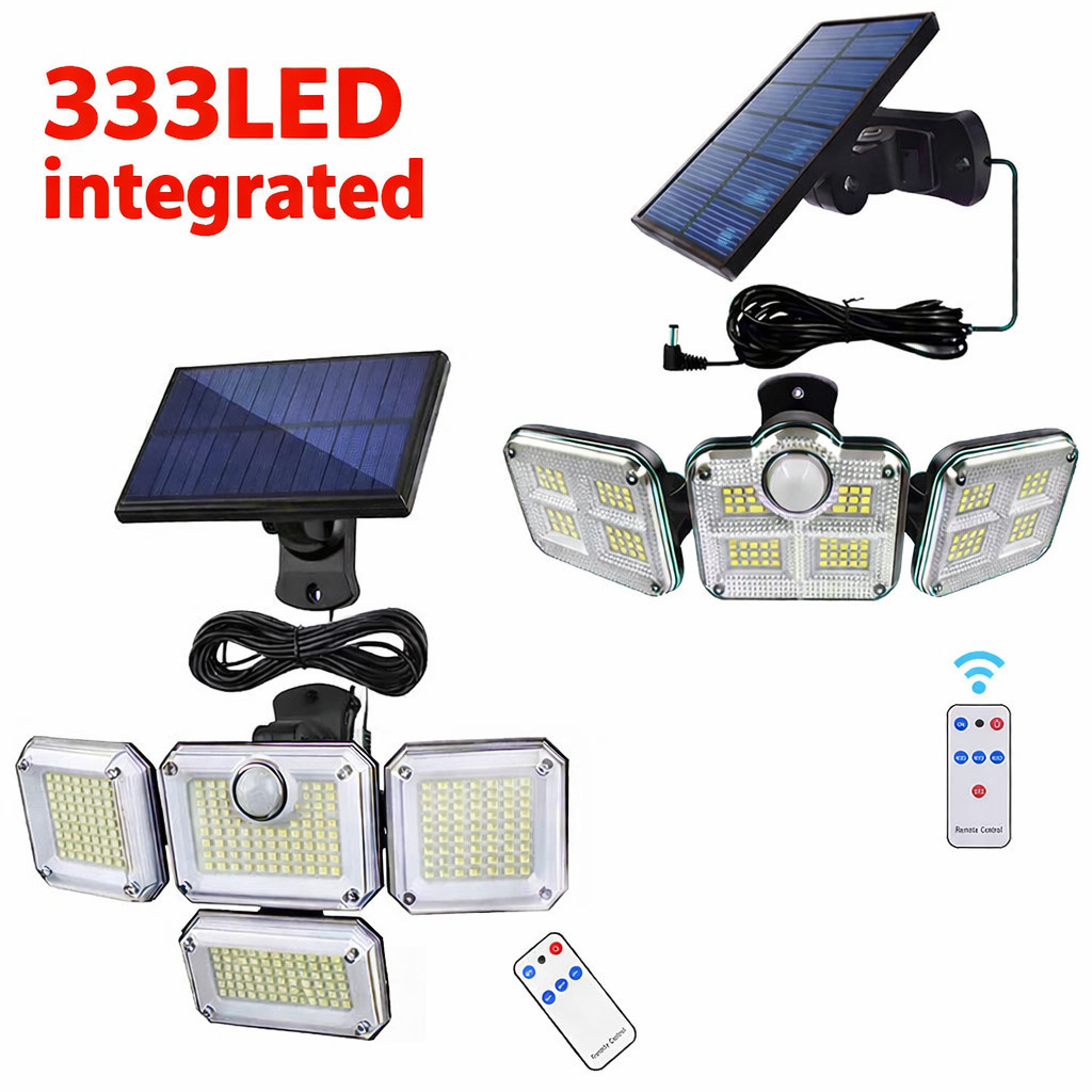 1 Pack LED Motion Sensor Solar Lights Outdoor IP65 Waterproof Security Lamp