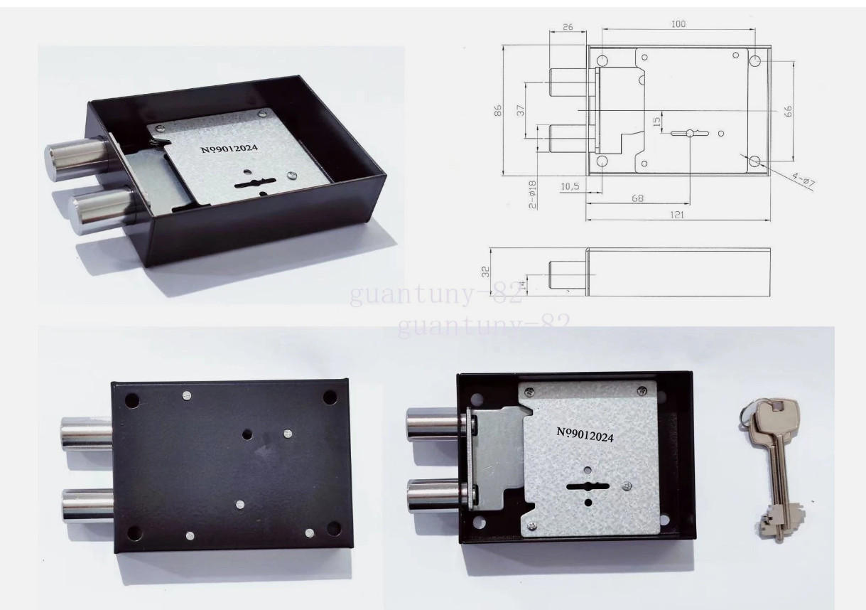 1pc Safe mechanical lock Blade lock Money lock NEW
