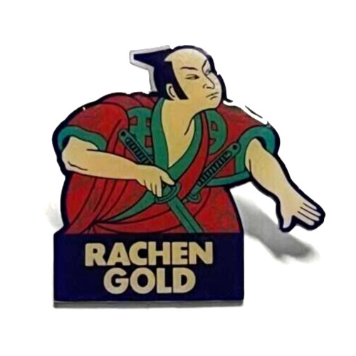 Throat Gold Candy Pin (H19)
