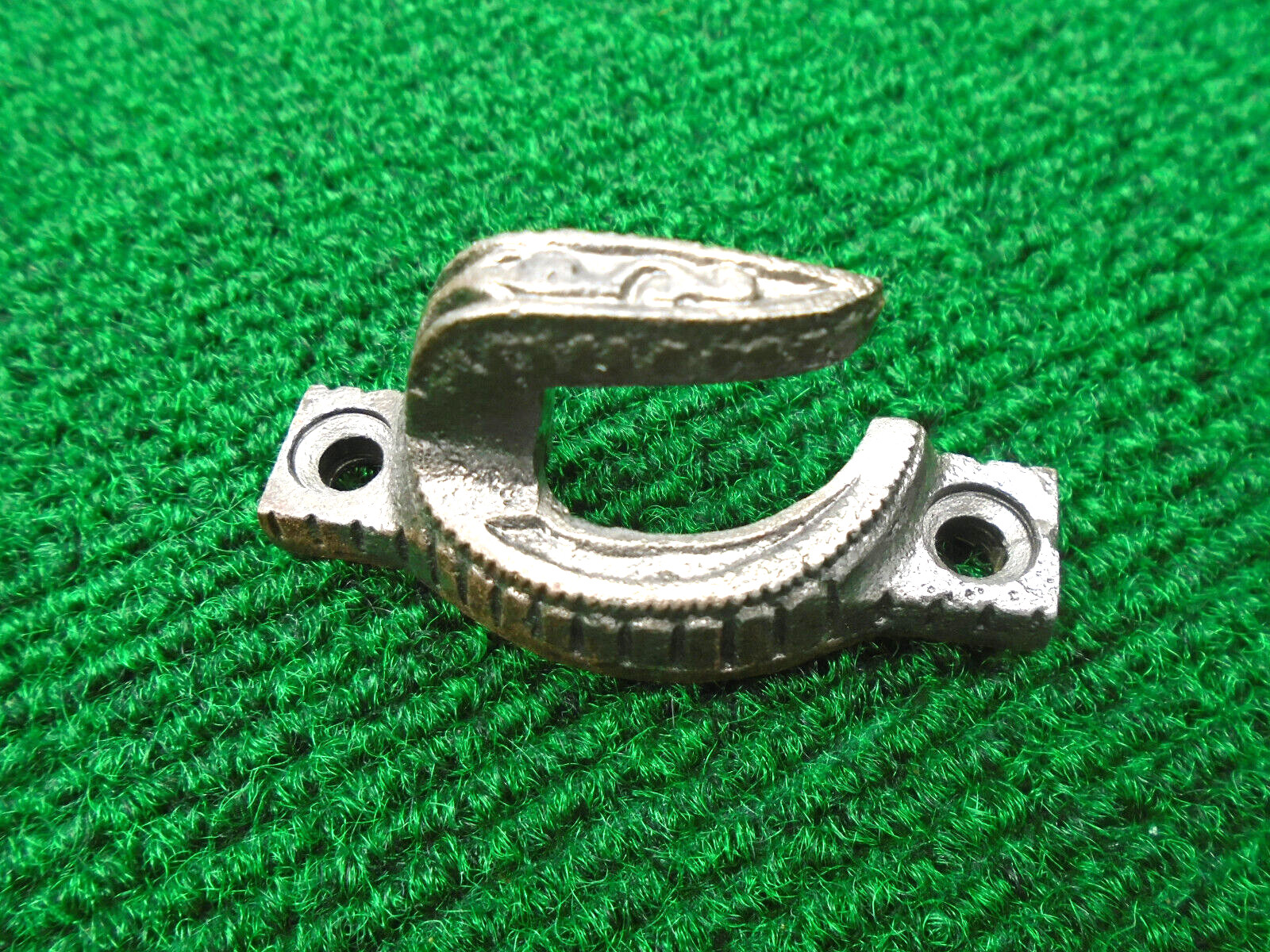 ONE 2 1/4" EASTLAKE STYLE SASH WINDOW LATCH KEEPER - CAST IRON   (33290)