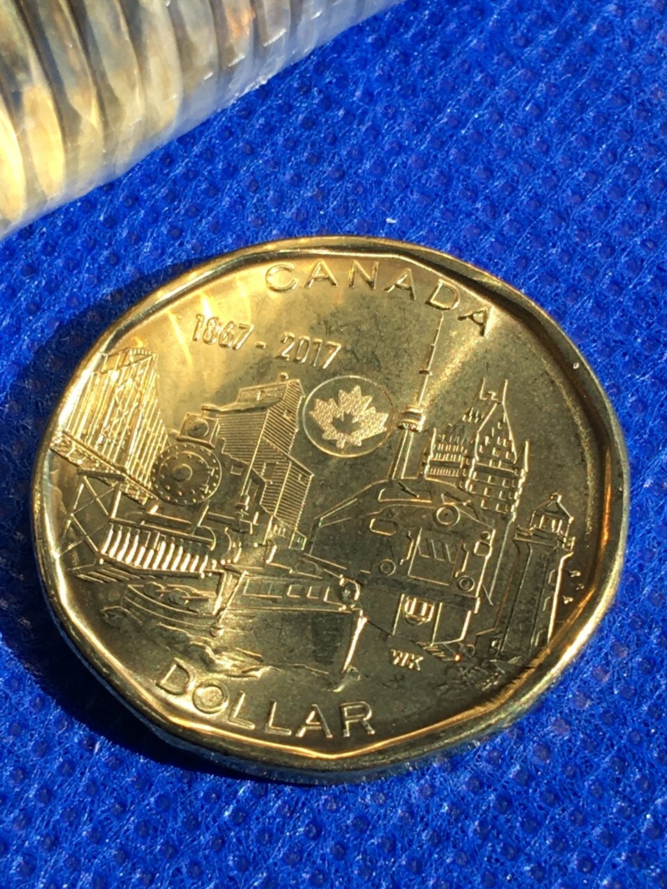 2017 Canada $1 Dollar 150th Anniversary of Canada Loonie Coin Uncirculated