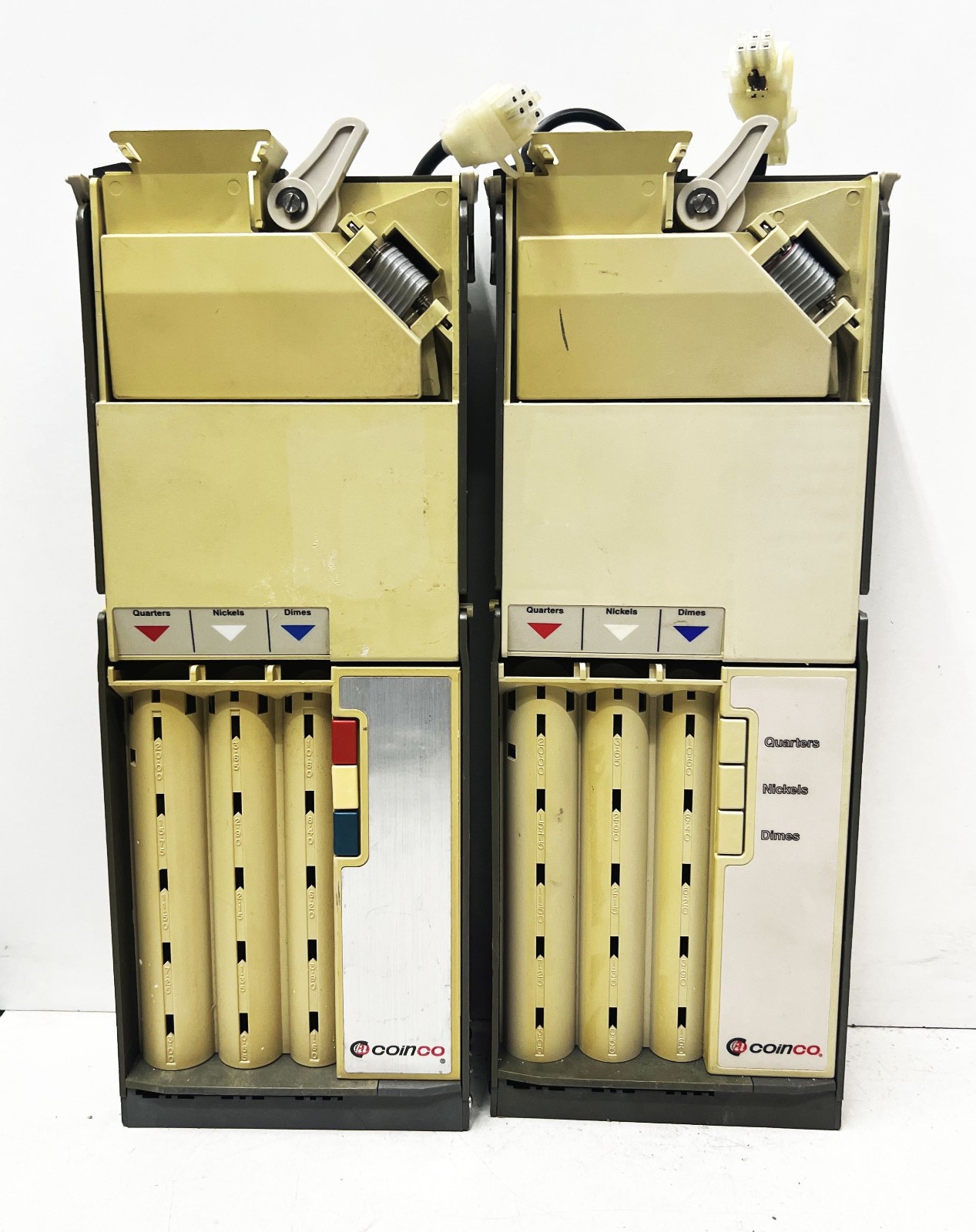 Coinco TWO (2)  9302-GX MDB Coin Acceptor Changers
