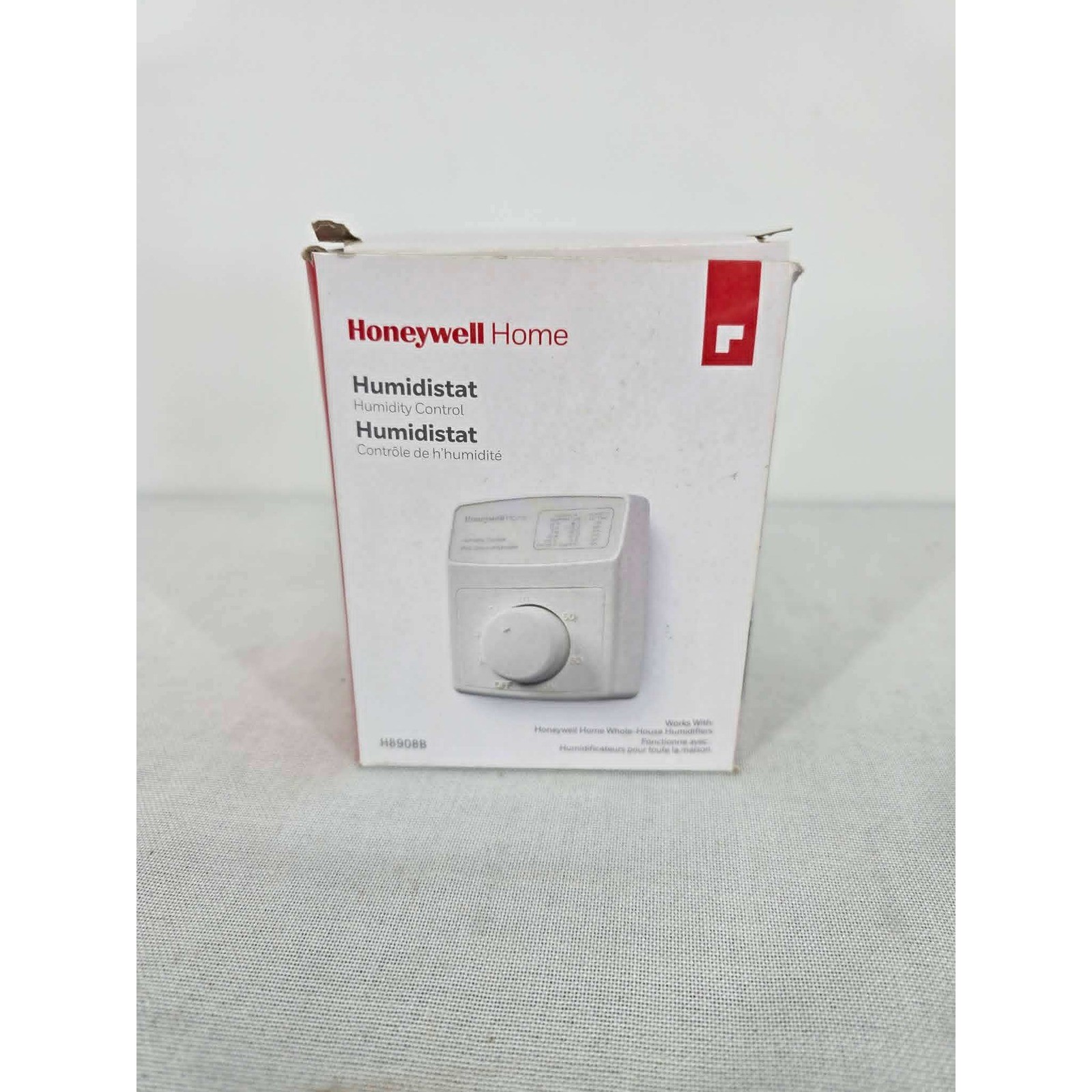 Honeywell Home H8908B Whole House Humidistat Manual Humidity Control White NEW